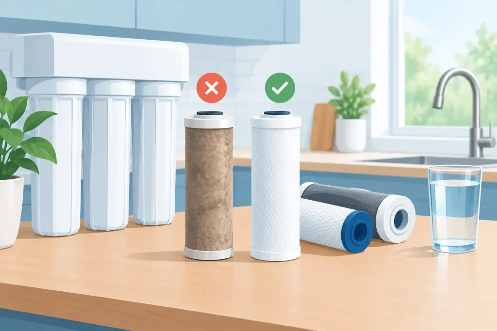 When to Replace Water Filter Cartridges at Home