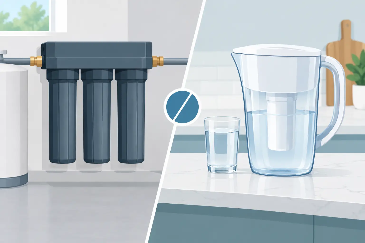 Whole Home Filters Versus Jug Filters Compared